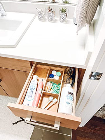 Lipper International bamboo wood tray supports clean, organized workspaces.