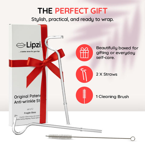 Lipzi 40oz tumbler straw with silicone extension for easy reach