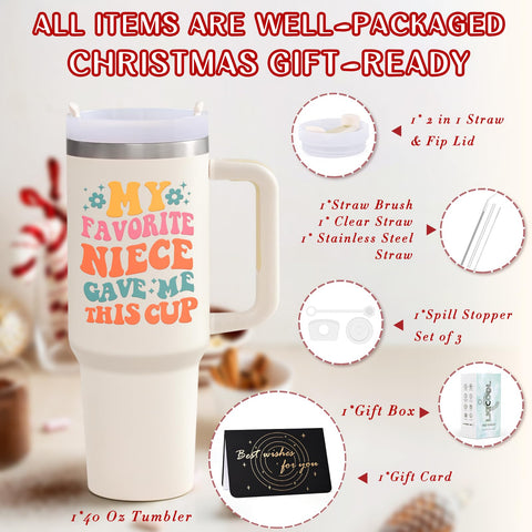 LiqCool Aunt Tumbler cream lid detail emphasizes leak-proof performance.