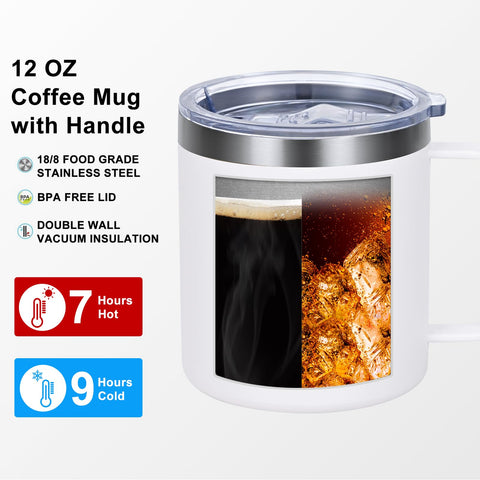 LiqCool mug with lid and straw for easy, spill-free transport