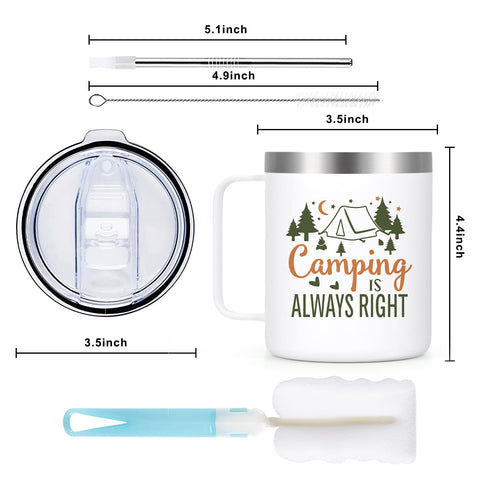 LiqCool mugs ready for hiking, camping, picnics, and RV trips