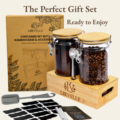 Lirvelle included ebook offers quick coffee ritual tips.