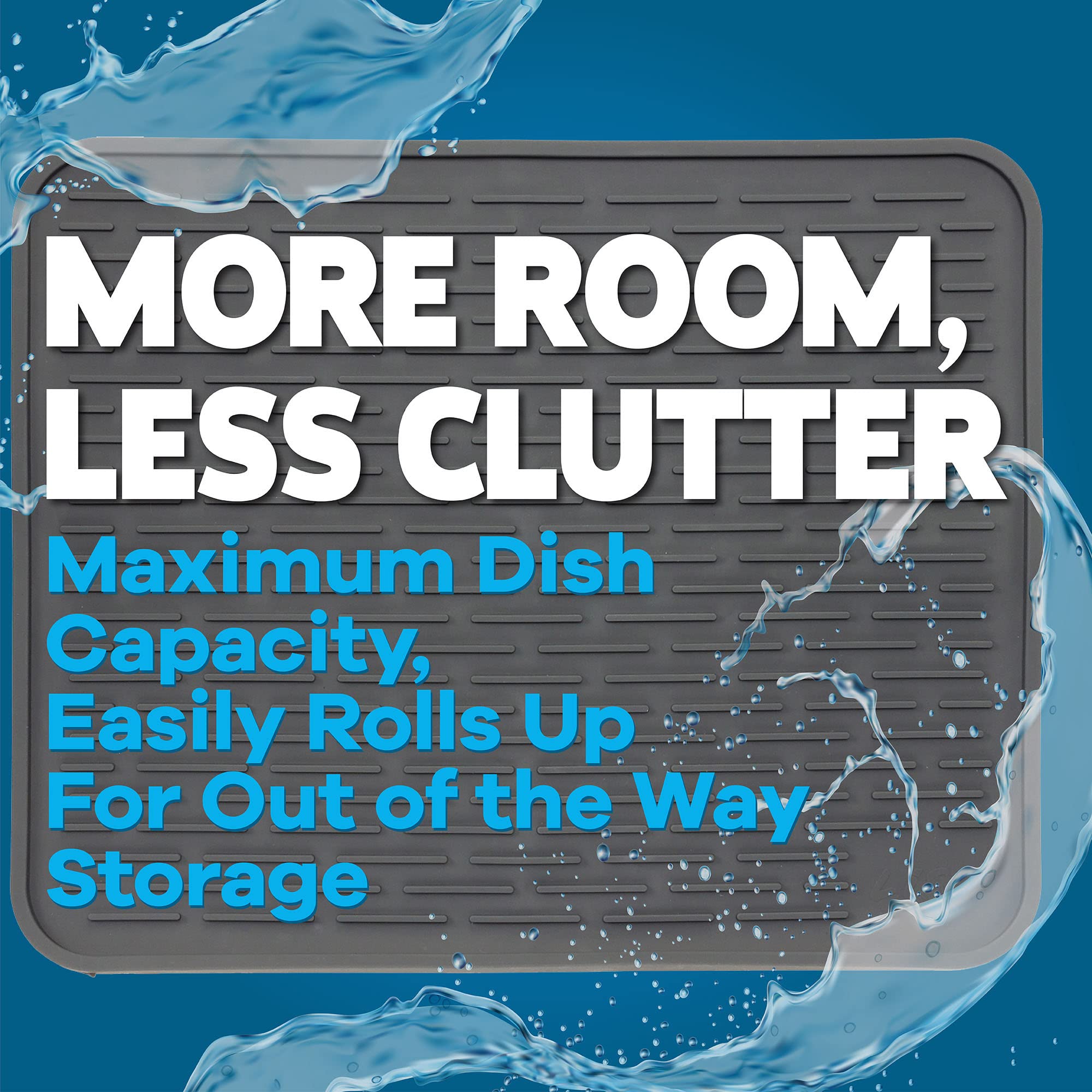 LISH XXL mat fits coffee bars for quick, spill-free drying
