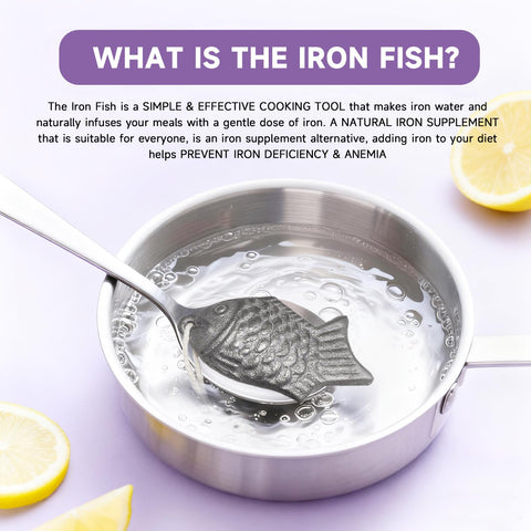 Lisol Iron Fish used in stews for flavorful iron enrichment.