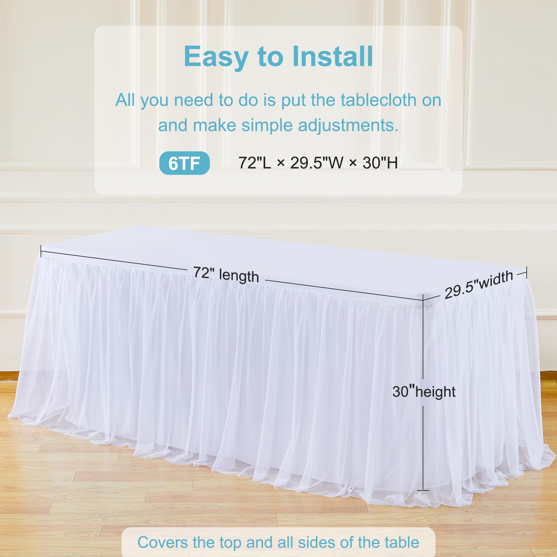 Little Funny event-ready decor enhances wedding or party ambiance.