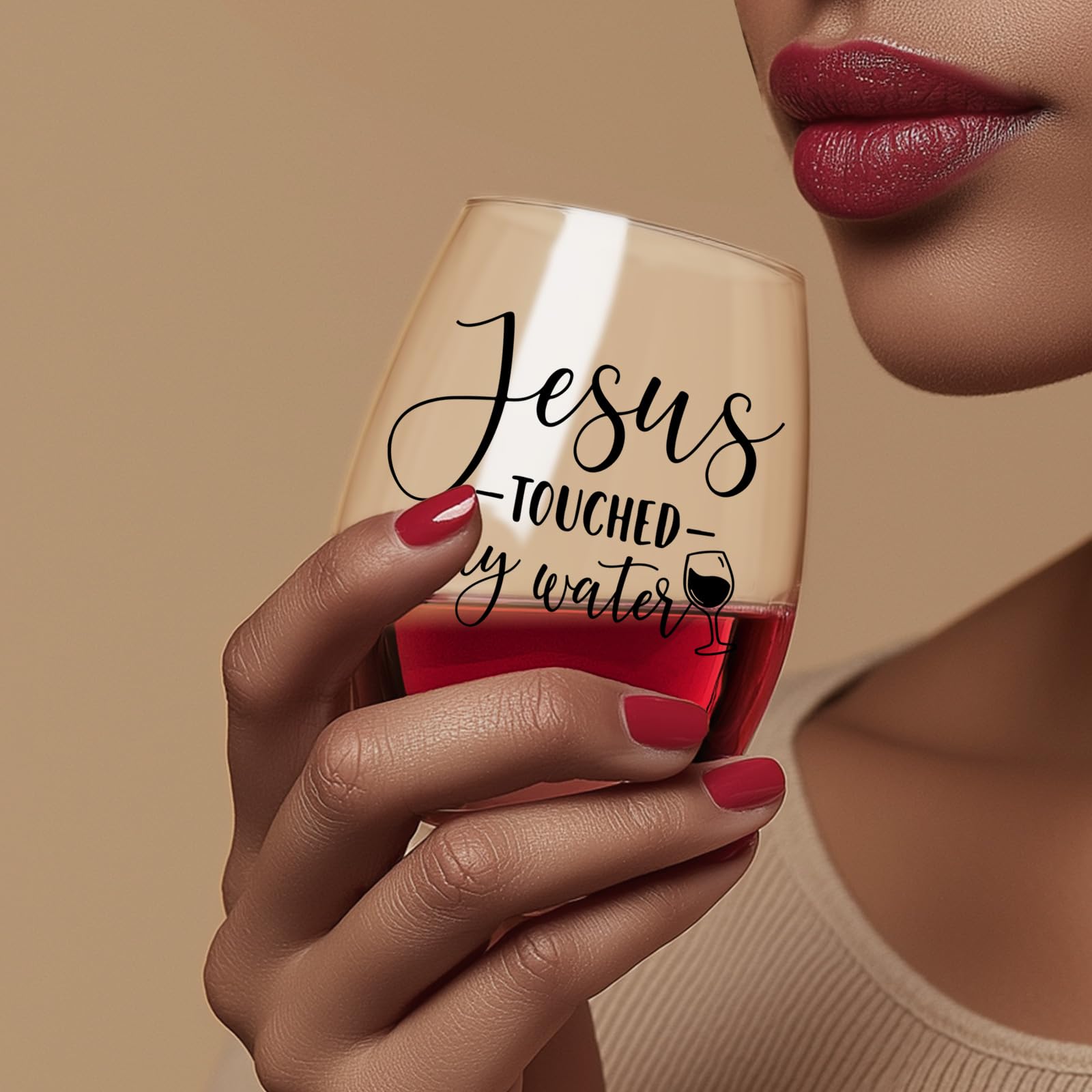 LittleBIGGER sister friend wine glass modern silhouette enhances wine moments