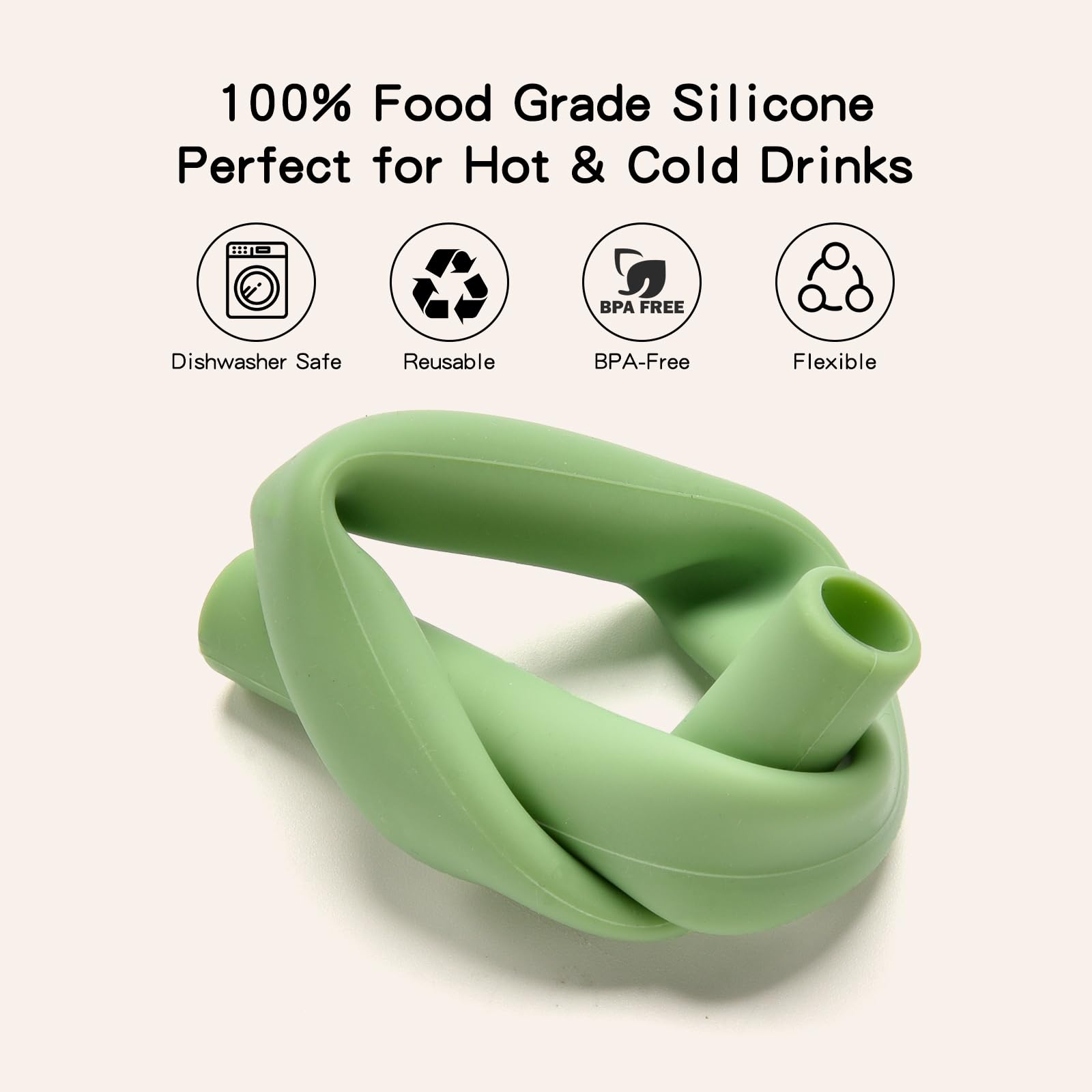 Little Rawr silicone straws tall-glass compatible for smooth sipping.