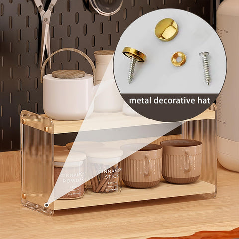 LiTY Dual-Tier design keeps spoons, stirrers, cups, and accessories within reach