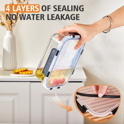 Liuruiyu BPA-free glass storage for safe daily meals