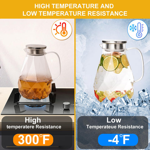 Liuruiyu dishwasher-safe pitcher for quick cleanup after entertaining.
