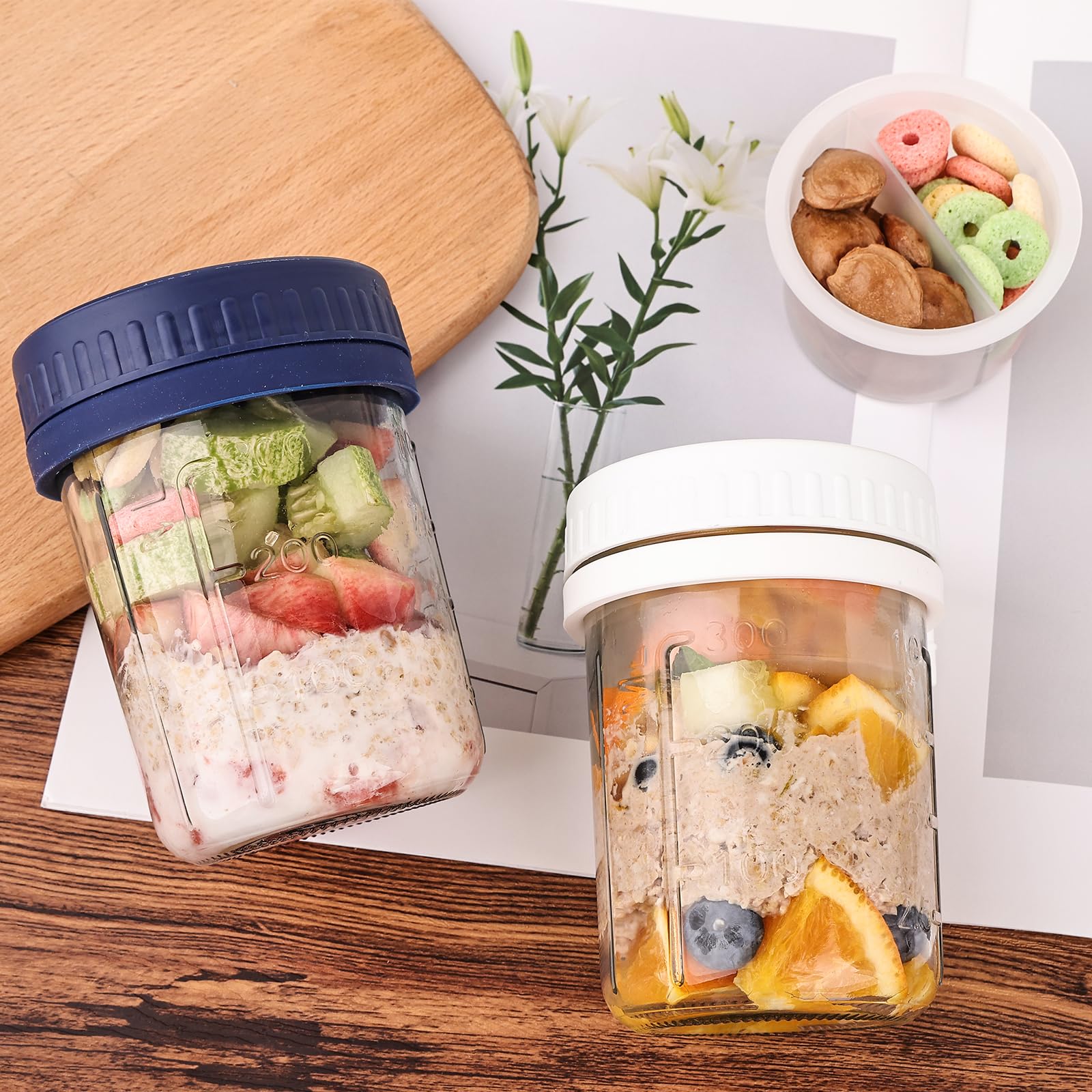 Liuruiyu glass jars showcase vibrant layers and textures