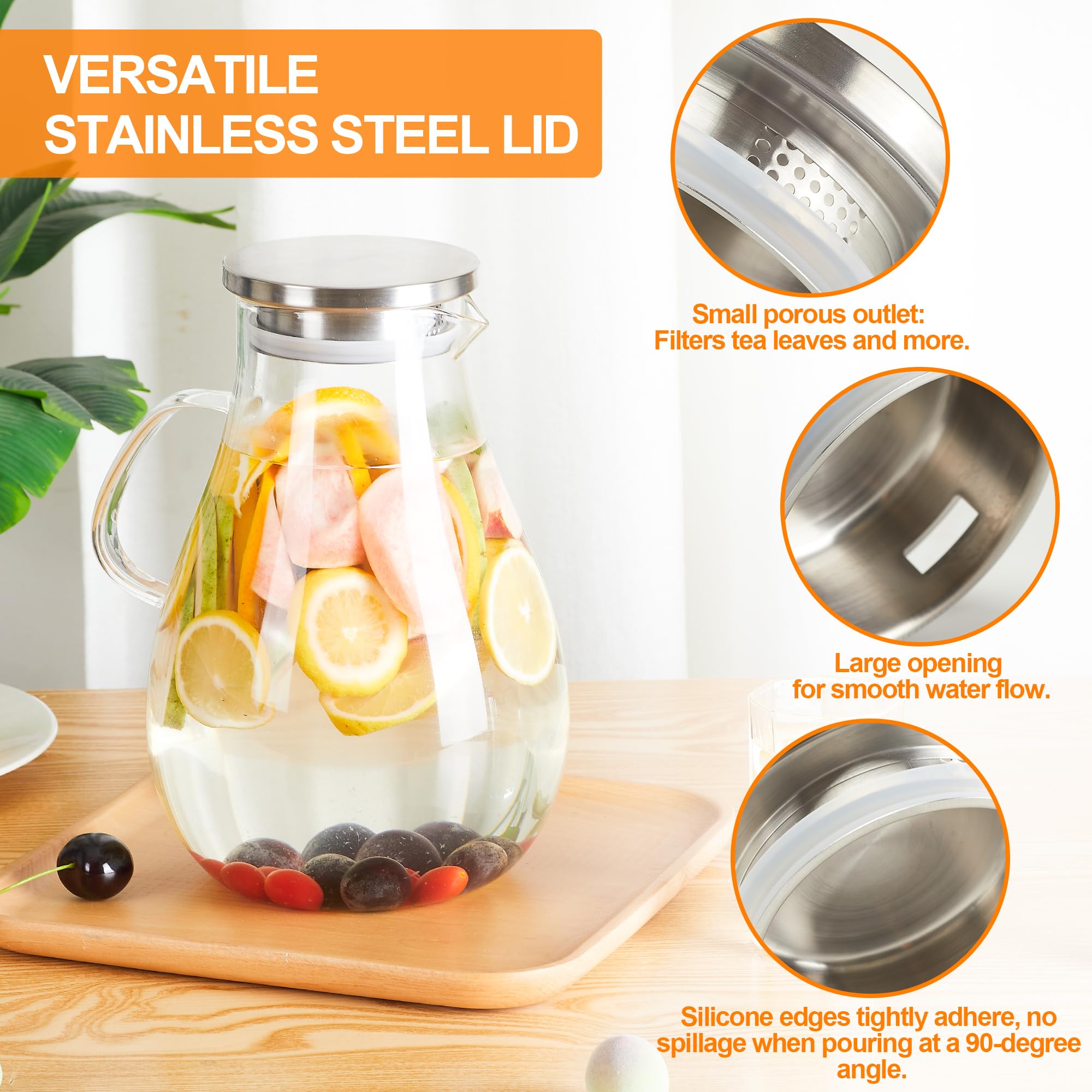 Durable Liuruiyu glass pitcher designed for daily entertaining
