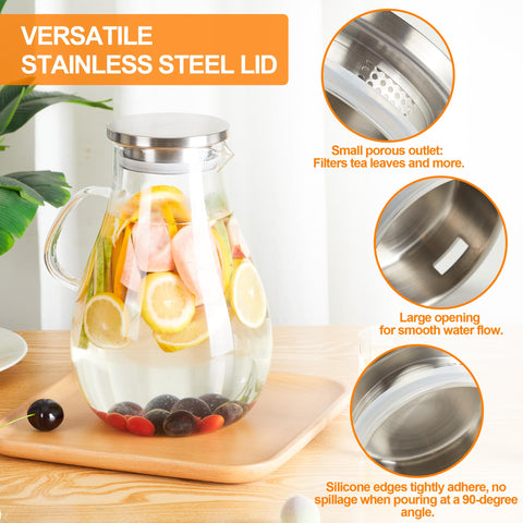 Durable Liuruiyu glass pitcher designed for daily entertaining