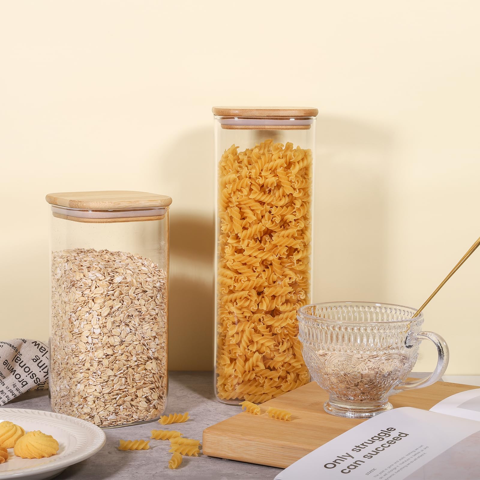 Liuruiyu jars are dishwasher-safe for convenient cleanup and reuse.