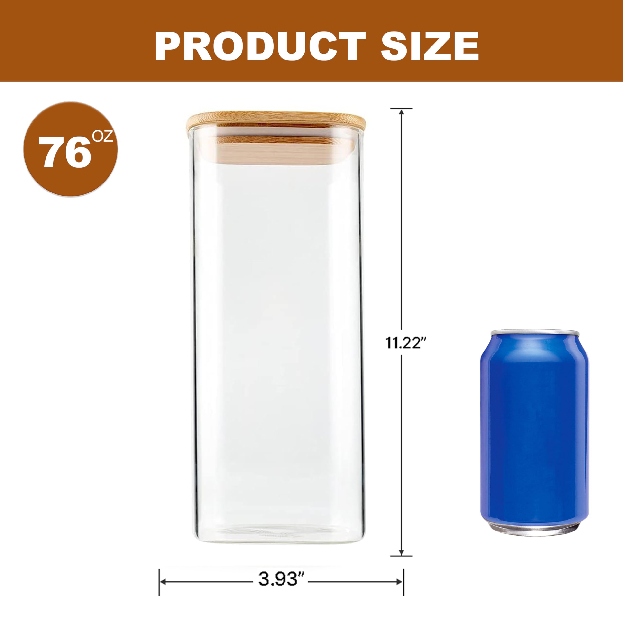 Liuruiyu square design saves space and fits neatly on shelves.