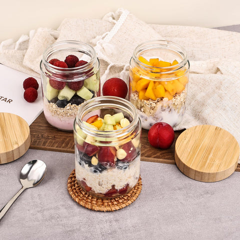 Liuruiyu glass storage for spices, sugar, and snacks.