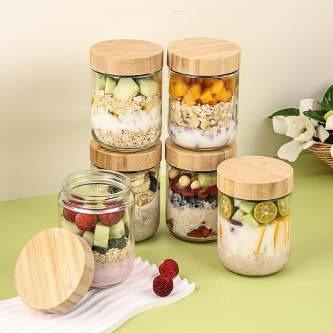 Liuruiyu stackable design saves fridge and pantry space.