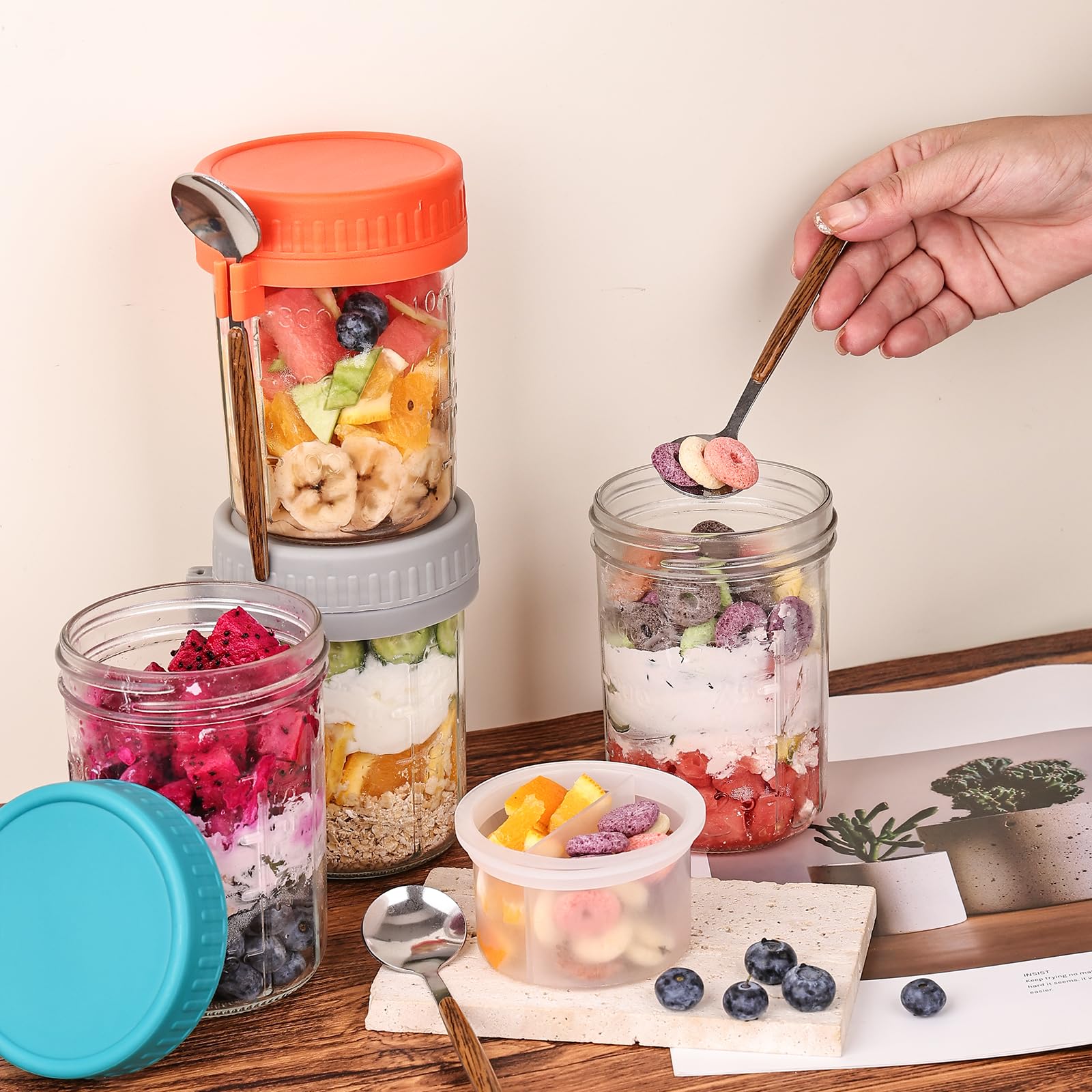 Liuruiyu wide-mouth jar easy filling and cleaning