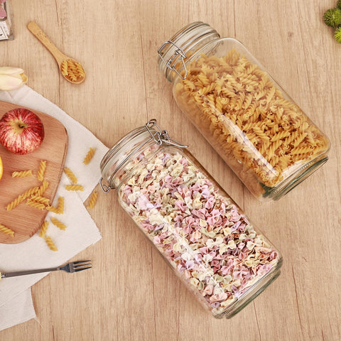 Liuruiyu wide-opening square jar for easy filling and scooping
