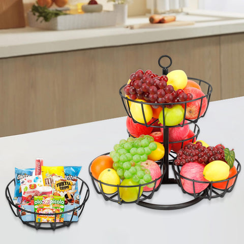 Livabber countertop storage holds fruit and vegetables within easy reach