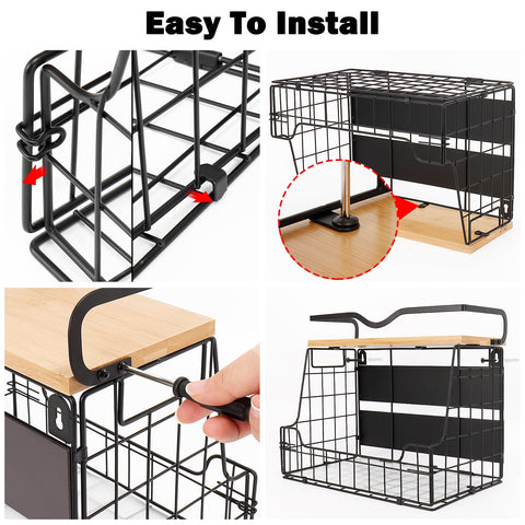 Livabber easy-assembly no-drill installation saves setup time