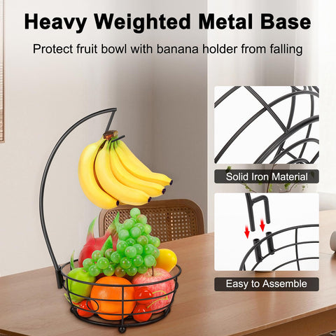 Livabber kitchen counter organizer saves space and reduces clutter on the surface.