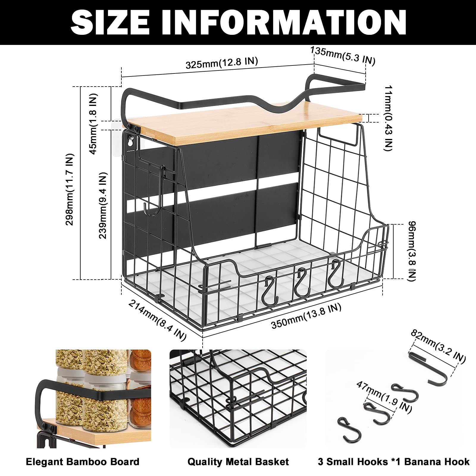 Livabber large-capacity fruit and vegetable storage bin keeps produce organized