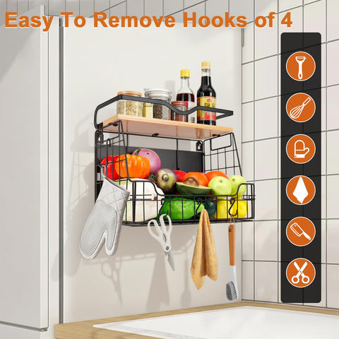 Livabber rustproof metal basket provides durable everyday storage