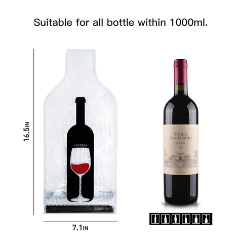 LIVEBAY lightweight bottle protector is easy to carry in luggage.