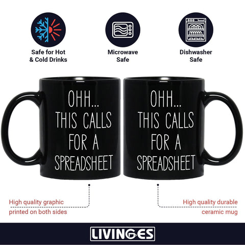 Livinges accountant gift mug for coworkers and bosses for milestones