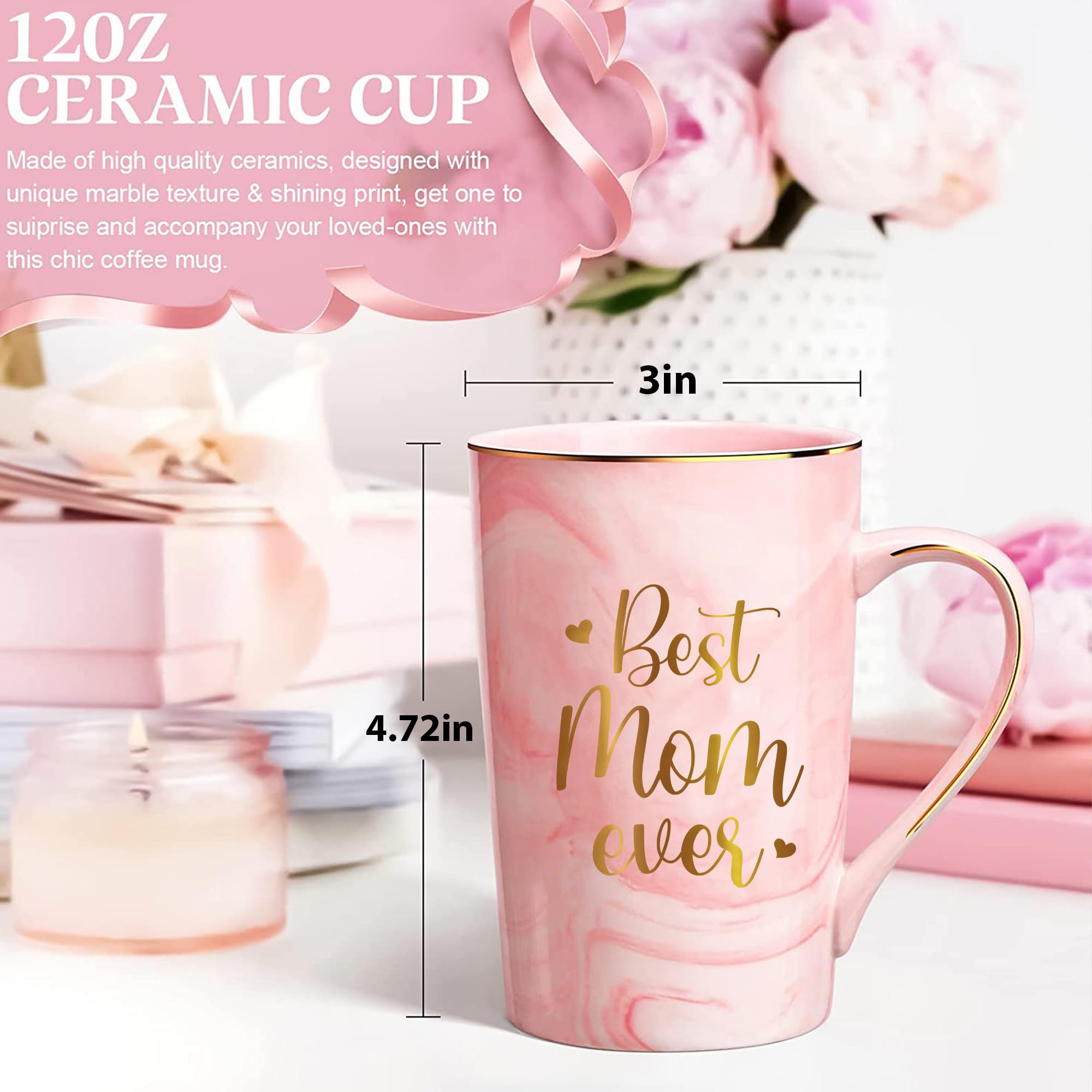 Livinges Best Mom Ever mug packaging, ready for gifting.
