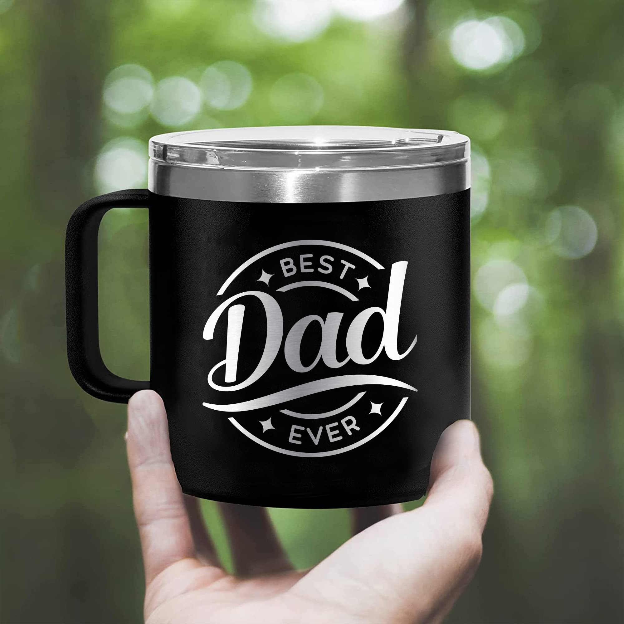 Livinges christmas dad gift from daughter 14oz mug for holidays