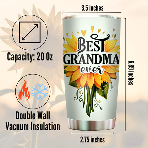 Livinges grandma tumbler christmas gift 20oz ideal holiday present