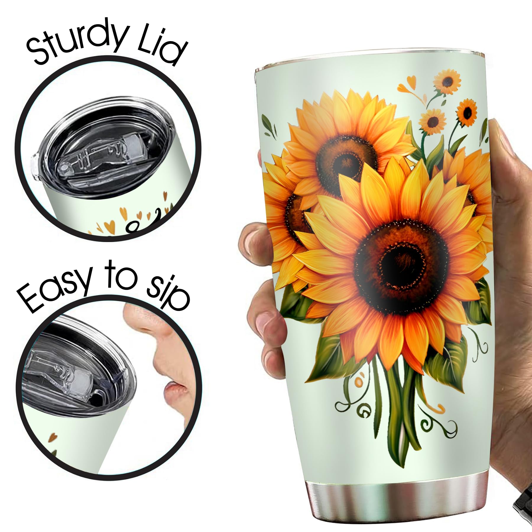 Livinges grandma tumbler grandmother coffee cup 20oz for daily rituals