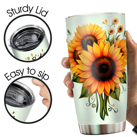 Livinges grandma tumbler grandmother coffee cup 20oz for daily rituals