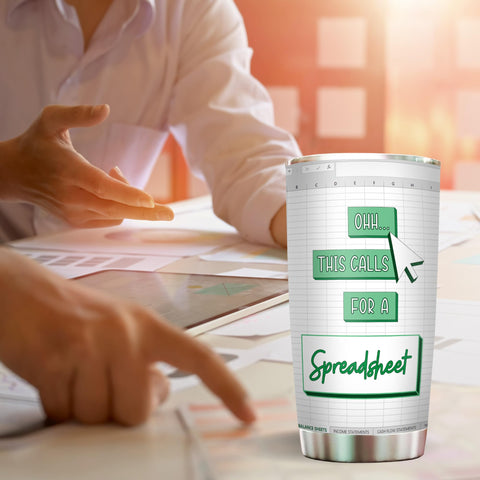 Livinges spreadsheet-tumbler-stainless-steel-finish exudes premium quality for daily use