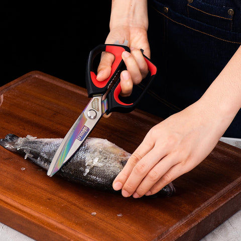 LIVINGO stainless-steel blades stay sharp for daily kitchen use