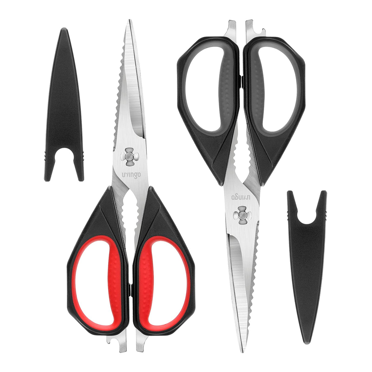 Livingo kitchen scissors with come apart blades for easy cleaning and sharpening.
