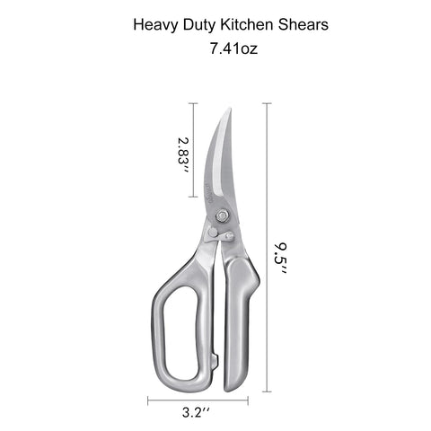 LIVINGO kitchen scissors locking mechanism for safe storage