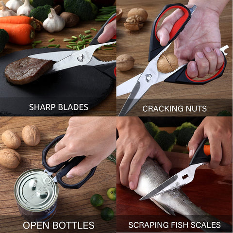 Livingo non-slip handles offer comfortable, ambidextrous use during prep.
