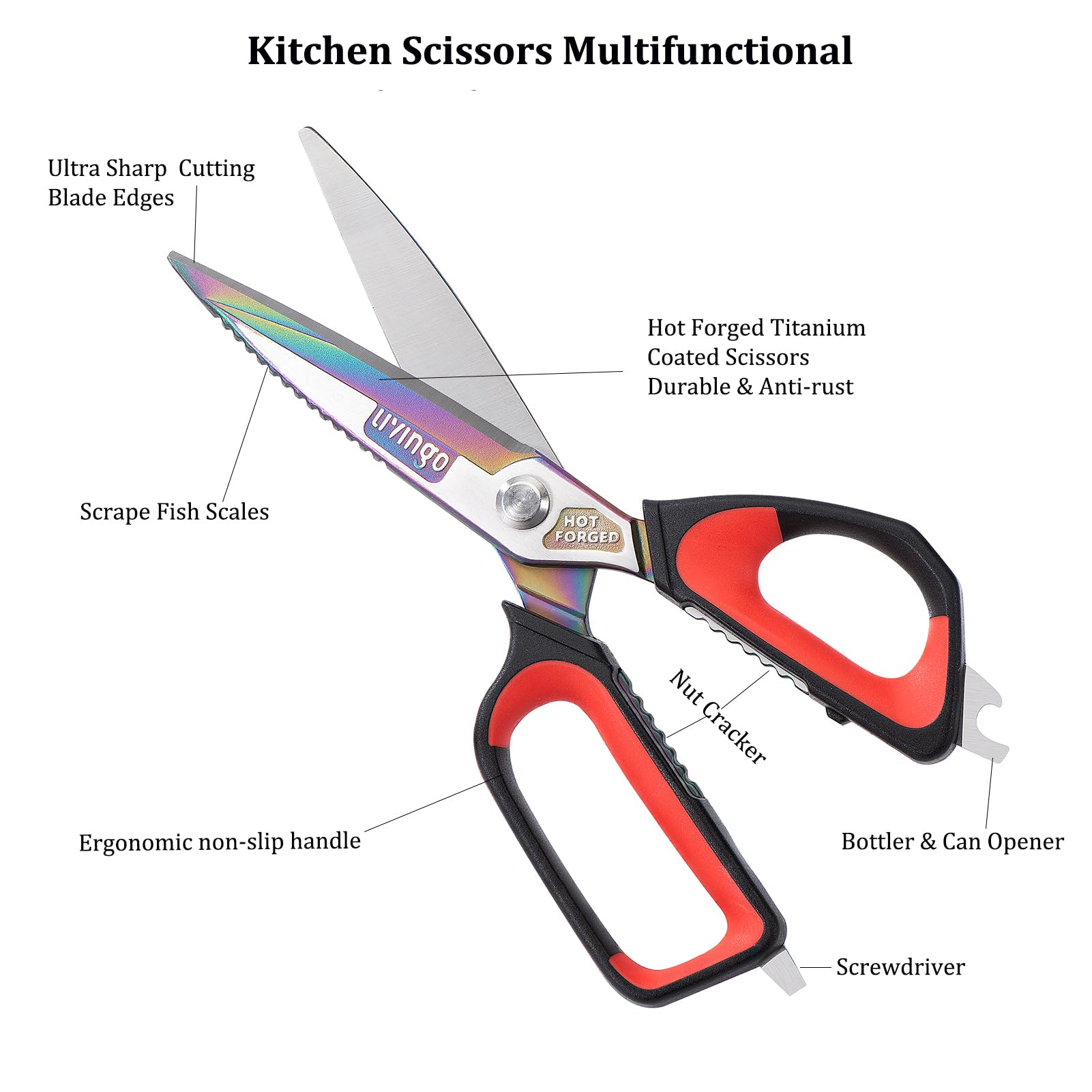 LIVINGO ambidextrous handle keeps a comfy grip for both hands