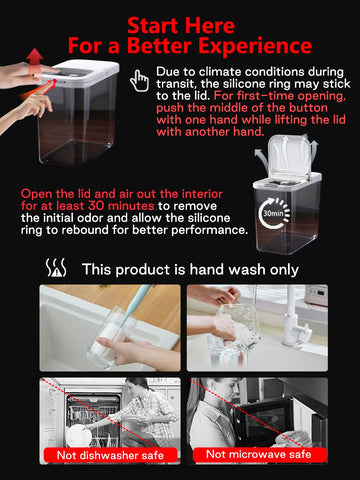 Slim seal-cap design helps maintain freshness with a tight closure.