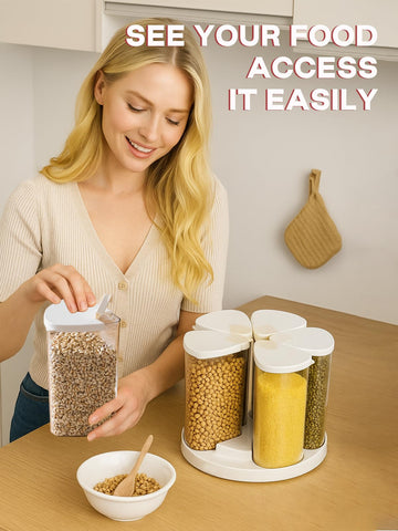 LivLab Mker one-handed pour reduces mess in the kitchen.