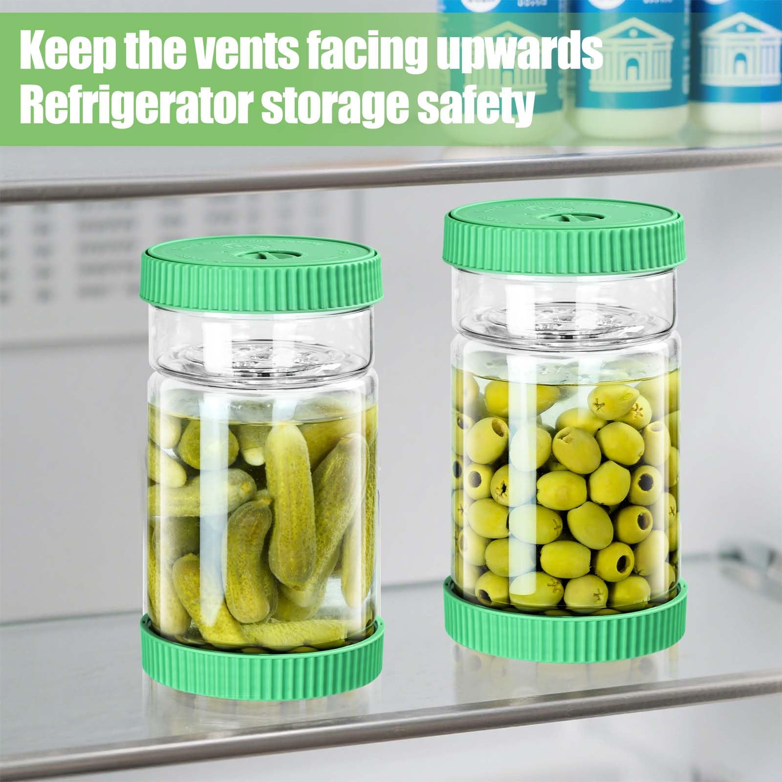 LIVSGNISTA 40oz jar time-tracker knob records start date for fermentation