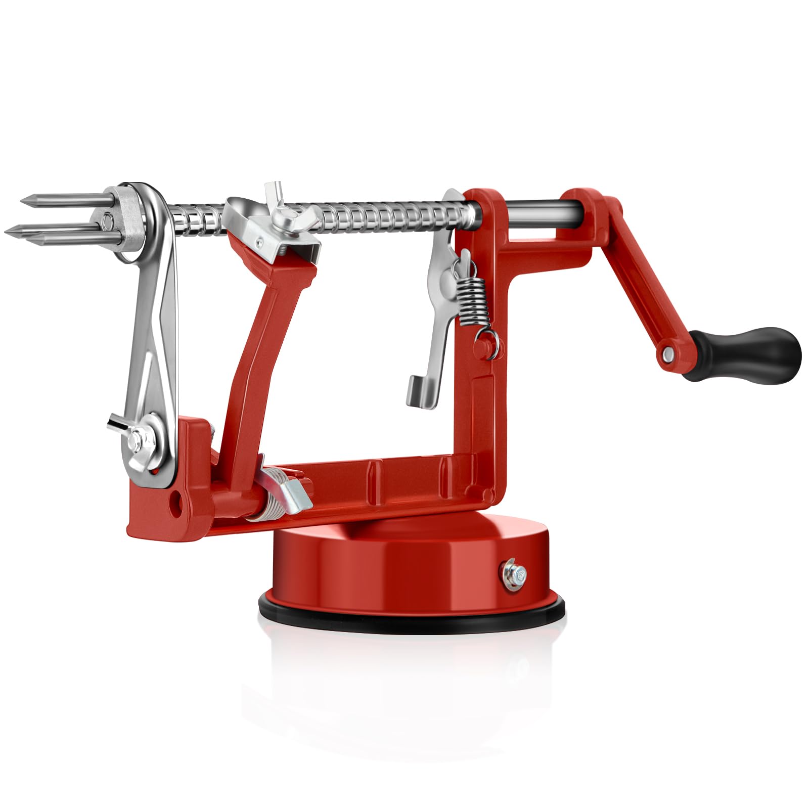 LIVSGNISTA apple peeler corer in red for quick, mess-free prep