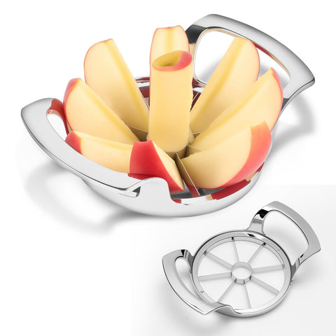 LIVSGNISTA Apple Slicer and Corer with eight blades for fast, even slices.