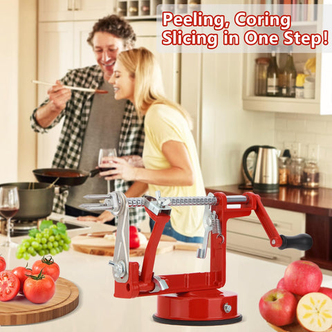 LIVSGNISTA multi function slicer handles apples and other fruits