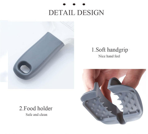 LIVSGNISTA slicer provides thin or thick slices for fruits and vegetables.