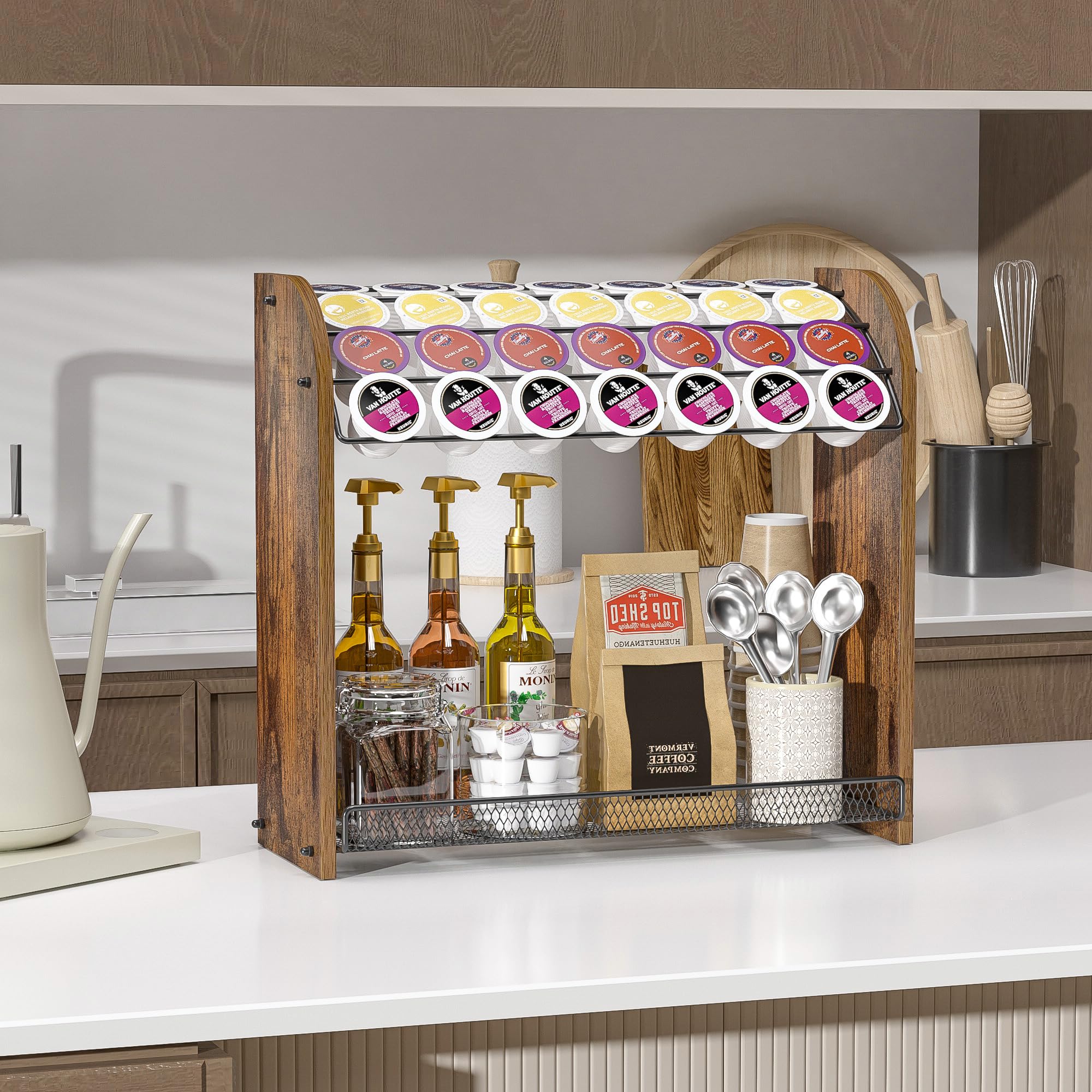 Lixple K Cup Holder compact countertop design fits small kitchens