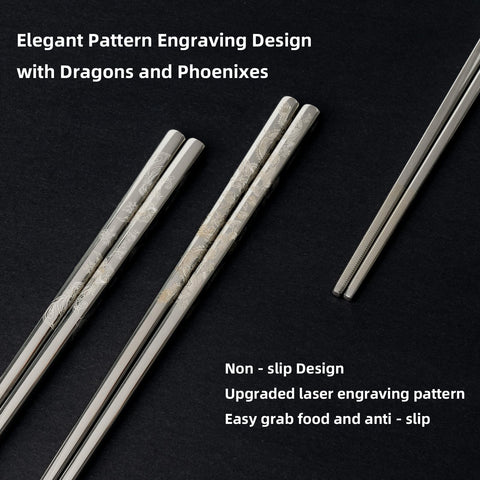 LIXTONGR dragon and phoenix engraving with elegant grip
